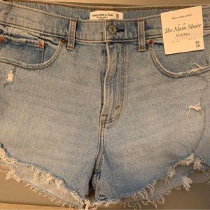 NWT, Abercrombie and Fitch Mom Shorts
